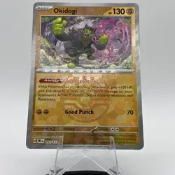 Pokemon Okidogi #057/131 English PRE Prismatic Evolutions Master Ball Holo - Image 1