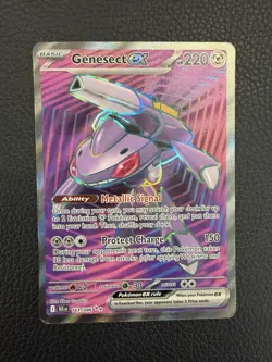 Pokemon TCG Genesect EX Black Bolt Holo Double Rare - Image 1