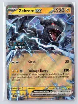 Zekrom ex (Black Bolt Stamped) #034/086 Miscellaneous Cards & Products Pokemon - Image 1