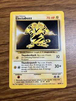 ELECTABUZZ - 20/102 - Base Set - Pokemon Card - MP - Image 1