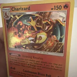 2019 POKEMON 14/181 SUN & MOON CHARIZARD HOLO TEAM UP CRACKED ICE - Image 2