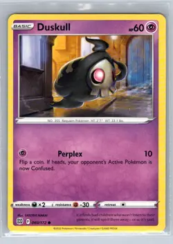 Duskull 060/172 Common Brilliant Stars Pokemon TCG - Image 1