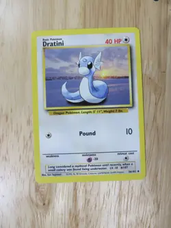Pokemon TCG - Dratini 26/102 Base Set Common LP - Image 1