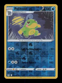 REVERSE HOLO POLITOED RARE 032/196 LP POKEMON - Image 1