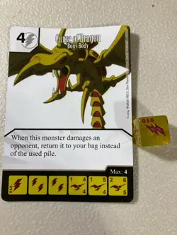DICE MASTERS YU-GI-OH COMMON CARD WITH DICE #016 Curse Of Dragon - Image 1