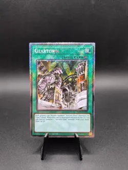 Geartown (Platinum Secret Rare) RA03-EN203 Yu-Gi-Oh NM - Image 1
