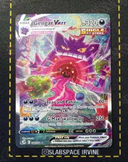 2021 POKEMON SWSH 271/264 FUSION STRIKE SECRET FULL ART/GENGAR VMAX ZY - Image 1