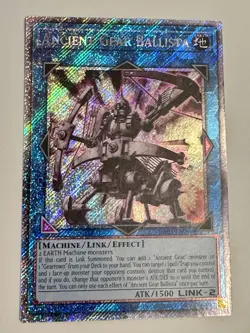 Ancient Gear Ballista 1st Edition Platinum Secret Rare RA03-EN046 Yu-Gi-Oh! - Image 1
