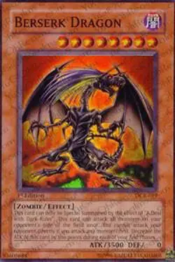 Berserk Dragon DCR-019 SR Dark Crisis Yu-Gi-Oh 1st Edition HP - Image 1
