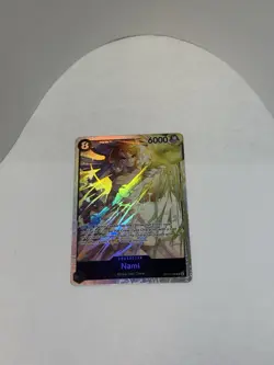 Bandai One Piece Card Game OP15 Nami Alt Art Foil Character Lot 3 English - Image 4