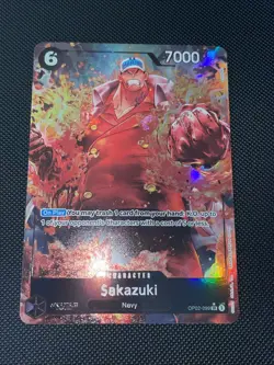 Sakazuki OP02-099 SR One Piece TCG Alt Art - Image 2