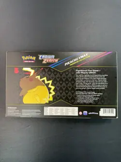 Crown Zenith Pikachu VMAX Premium Collection Box Sealed Pokemon 7 Booster Packs - Image 3
