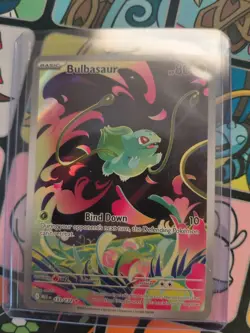 Pokemon Bulbasaur IR Mega Evolution 133/132 In Hand English - NM- Pack Fresh - Image 1