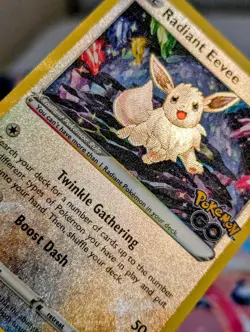 Pokemon TCG Radiant Eevee SWSH230 Black Star Promo, Near Mint Condition - Image 3