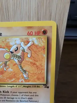 Hitmonlee 22/62 - Fossil - Rare Non Holo - 1999 Pokemon LP - Image 5