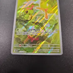 Pokemon TCG Caterpie Illustration Rare Holo S&V 151 #172/165 Near Mint - Image 2