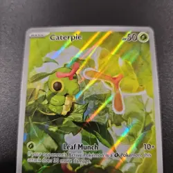 Pokemon TCG Caterpie Illustration Rare Holo S&V 151 #172/165 Near Mint - Image 3