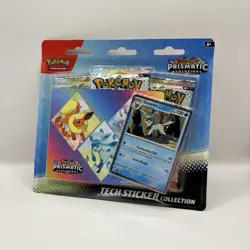 Pokemon TCG Scarlet & Violet Prismatic Evolutions Tech Sticker Collection Sealed - Image 1