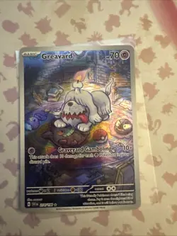 Pokemon Greavard 214/198 Sv01: Scarlet & Violet Base Set Illustration Rare Holo - Image 1