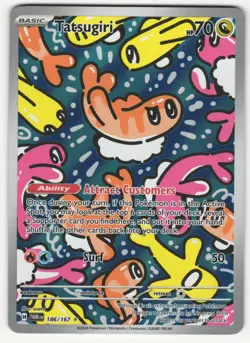 Pokemon Tatsugiri (IR) 186/167 Twilight Masquerade English NM/M - Image 1