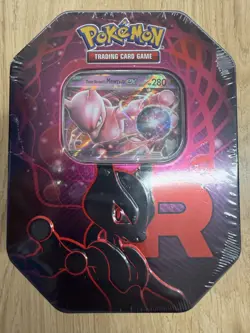 Pokemon TCG - Team Rocket’s Mewtwo EX Tin- Sealed & Brand New - Image 1