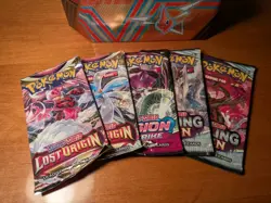 5x Pokemon TCG Booster Packs - Lost Origin / Fusion Strike / Chilling Reign - Image 1