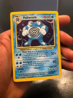 Poliwrath 13/102 BASE SET HOLO 1999 Pokemon NM - Image 1