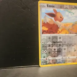 Pokemon Eevee 125/203 Reverse Holo SWSH07: Evolving Skies NM oc - Image 2