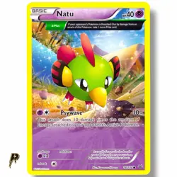 2015 Pokemon XY Roaring Skies Natu 28/108 Full Art Common Non Holo M/NM - Image 1