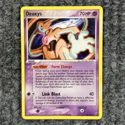 Pokemon TCG Deoxys 16/107 Regular Rare EX Deoxys Set LP - Image 1