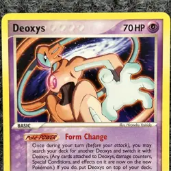 Pokemon TCG Deoxys 16/107 Regular Rare EX Deoxys Set LP - Image 3