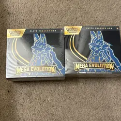 Pokemon TCG Mega Evolutions Elite Trainer Box ETB New Sealed Lucario x2 - Image 1