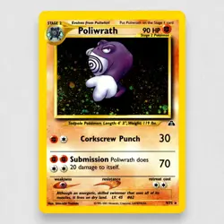 Poliwrath 09/75 Neo Discovery Holo Rare Pokemon TCG LP+ - Image 1