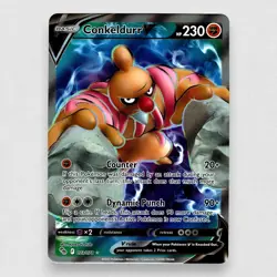 Conkeldurr V (Full Art) 073/078 Pokemon GO Ultra Rare Pokemon TCG NM - Image 1