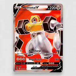 Melmetal V (Full Art) 075/078 Pokemon GO Holo Ultra Rare Pokemon TCG NM - Image 1