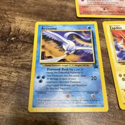 Pokemon Legendary Birds Moltres #21 Articuno 22 Zapdos 23 Black Star Promo Cards - Image 2