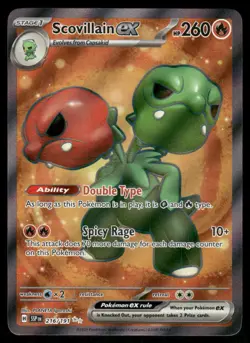 Pokemon Cards Scovillain ex 216/191 Surging Sparks Ultra Rare NM - Image 1
