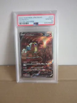 PSA 10 Entei V 213/172 SAR S12a VSTAR Universe Japanese Pokemon Card - Image 1