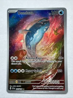 Pokemon TCG Dondozo Card 207/198 Scarlet & Violet Base Set Illustration Holo - Image 1