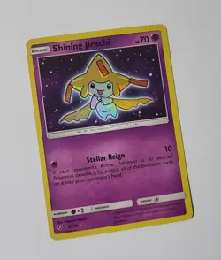 Pokemon Shining Jirachi 42/73 Shining Legends Shiny Holo Rare TCG 2017 Card - Image 1