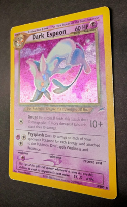 Dark Espeon Holo Neo Destiny 4/105 ENG - Pokemon Card Holo Rare - Image 2
