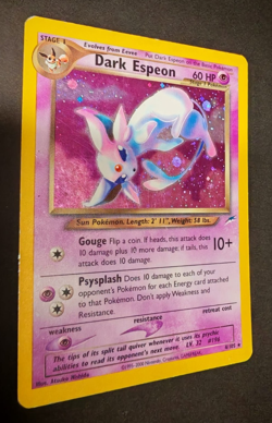 Dark Espeon Holo Neo Destiny 4/105 ENG - Pokemon Card Holo Rare - Image 3