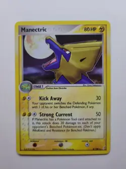 Manectric 8/100 ex Crystal Guardians Holo Pokemon Card LP - Image 1