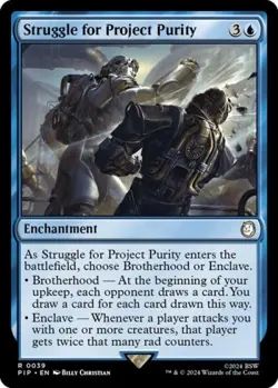 Struggle for Project Purity - Near Mint MTG Universes Beyond: Fallout - Image 1