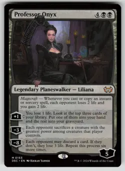 Professor Onyx Mythic Commander: Duskmourn: House of Horror 153 MTG NM 2024 - Image 1