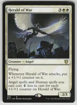 Herald of War Normal R Commander: Innistrad: Midnight Hunt 86 NM - Image 1