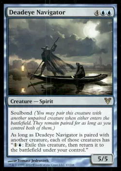 Deadeye Navigator 47 Rare Avacyn Restored Magic: The Gathering Lightly Played - Image 1