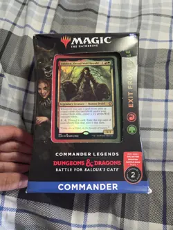 MTG Commander Legends: Battle for Baldur's Gate Exit From Exile Deck Sealed New - Image 1
