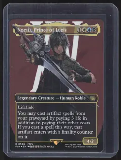 FINAL FANTASY #546 Noctis, Prince of Lucis (Borderless) (Surge Foil) - Image 1