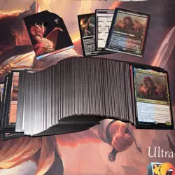 Mtg Baldur’s Gate Commander Deck Complete Nm Sleeved Draconic Dissent - Image 1